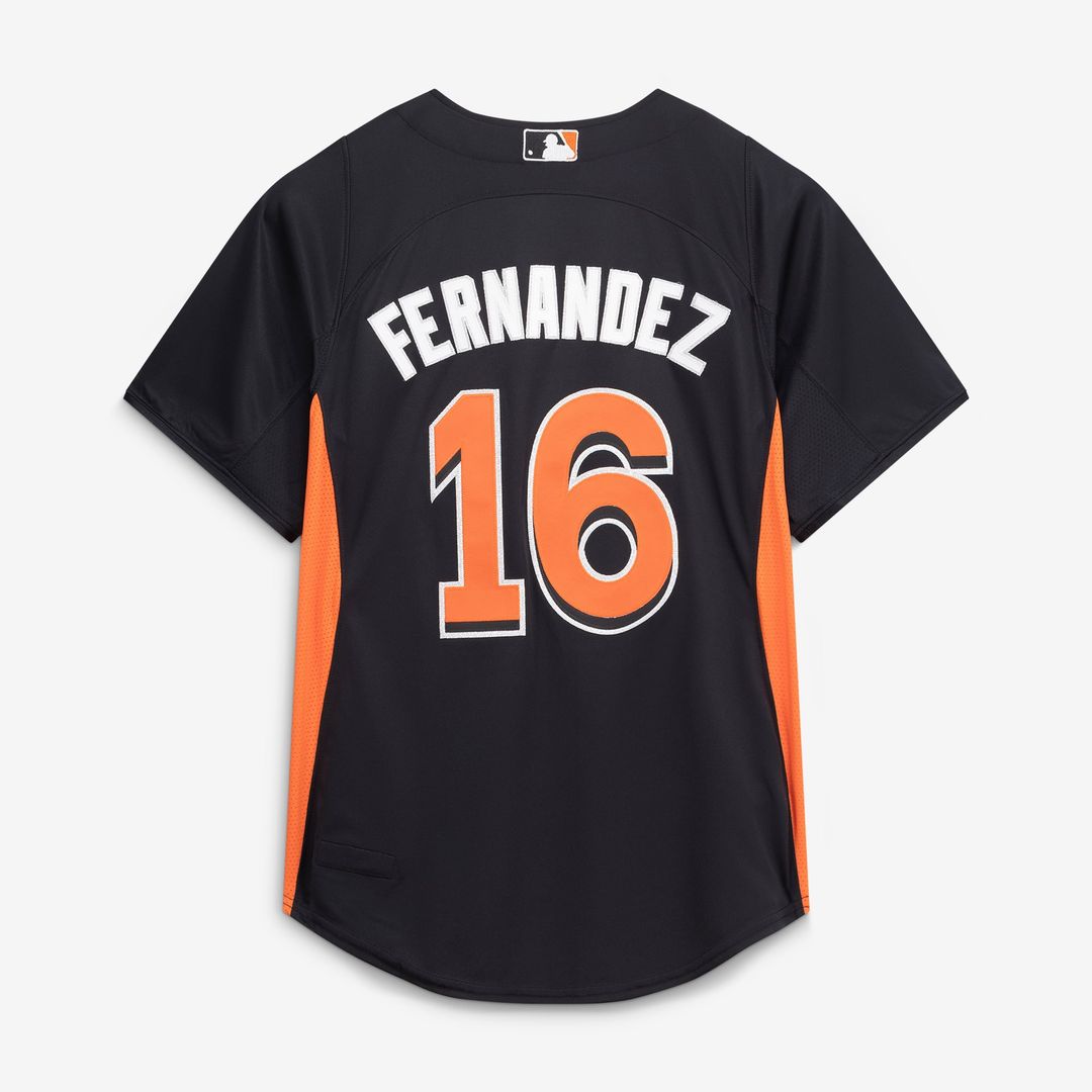 Miami Marlins Jose Fernandez Black Authentic Batting Practice Baseball Jersey | MLB Baseball Jersey