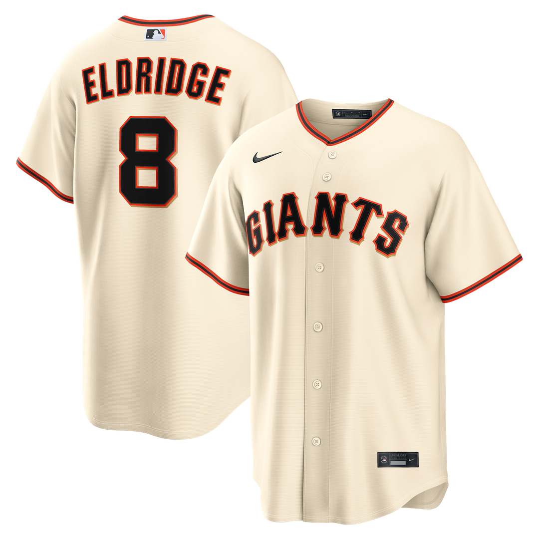 San Francisco Giants Bryce Eldridge Cream Home Replica Baseball Jersey