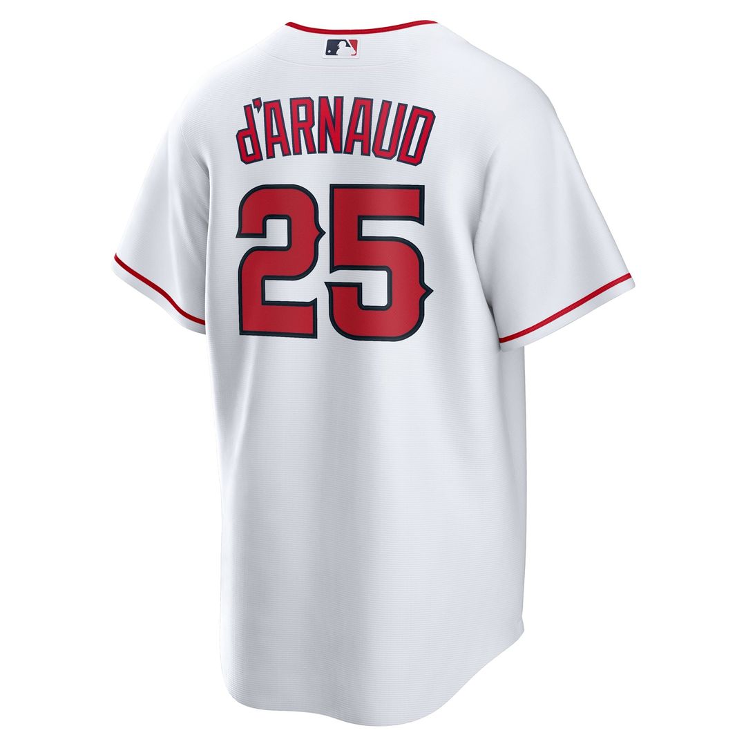 Los Angeles Angels Travis d'Arnaud White Home Replica Baseball Jersey | MLB Baseball Jersey