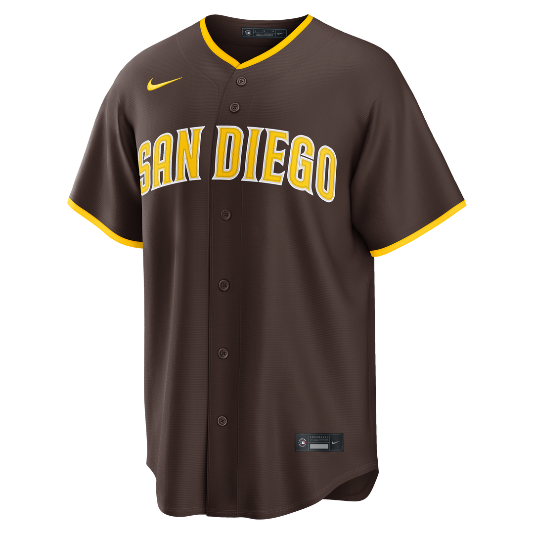 San Diego Padres Fernando Tatis Jr. Brown Road Replica Baseball Jersey | MLB Baseball Jersey