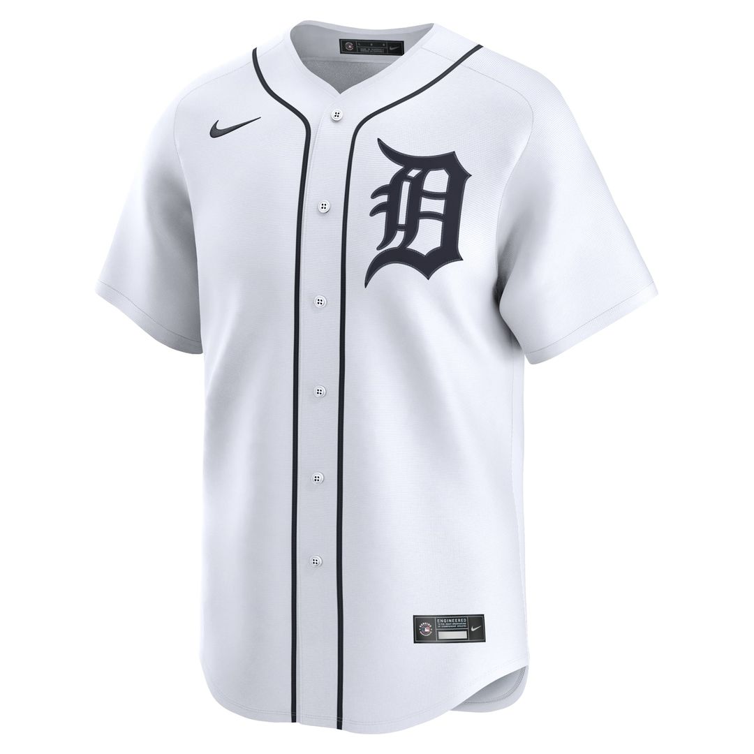 Detroit Tigers Riley Greene White Home Limited Baseball Jersey | MLB Baseball Jersey
