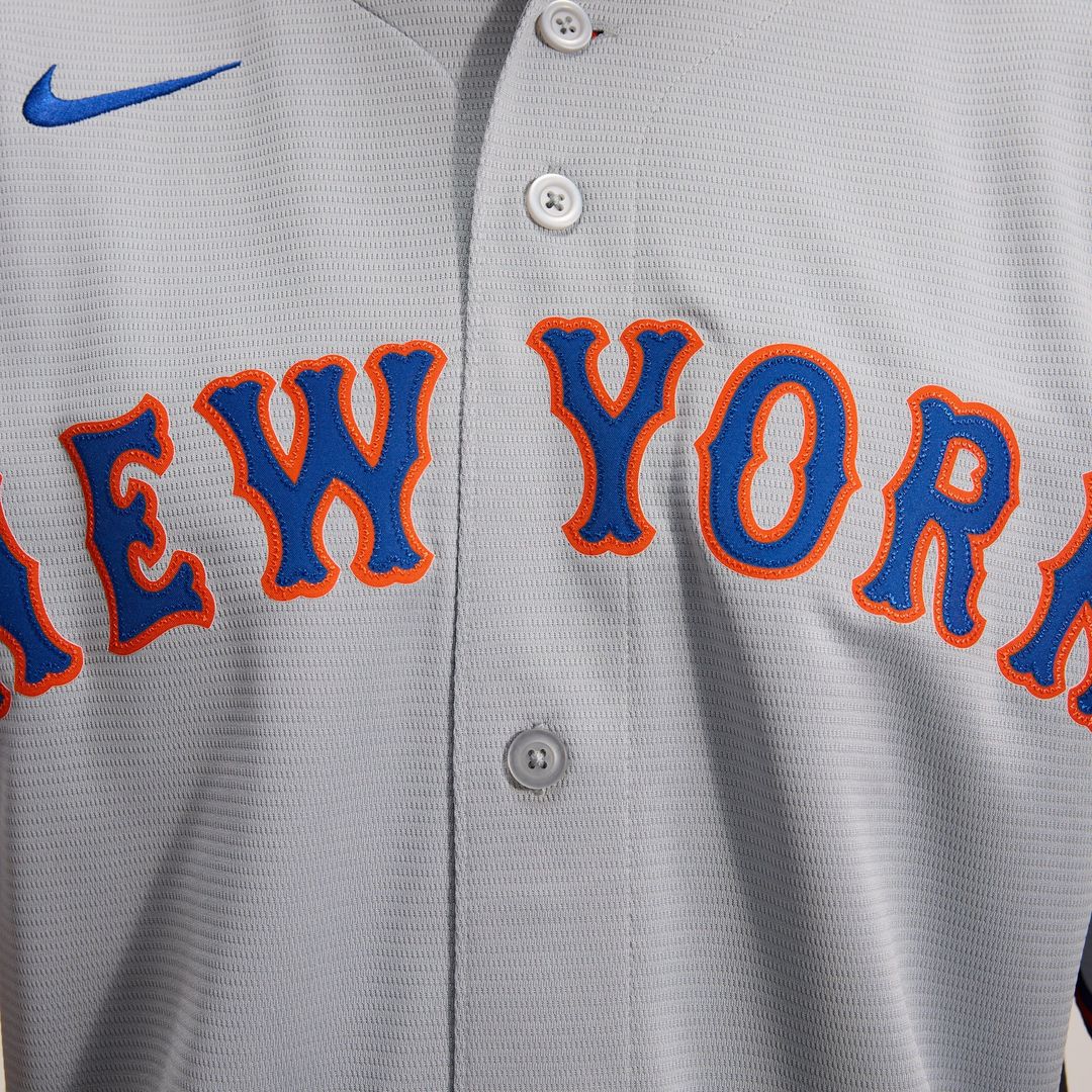 New York Mets Juan Soto Gray Road Replica Baseball Jersey | MLB Baseball Jersey