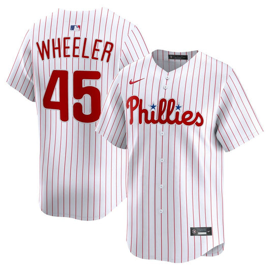 Philadelphia Phillies Zack Wheeler White Home Limited Baseball Jersey