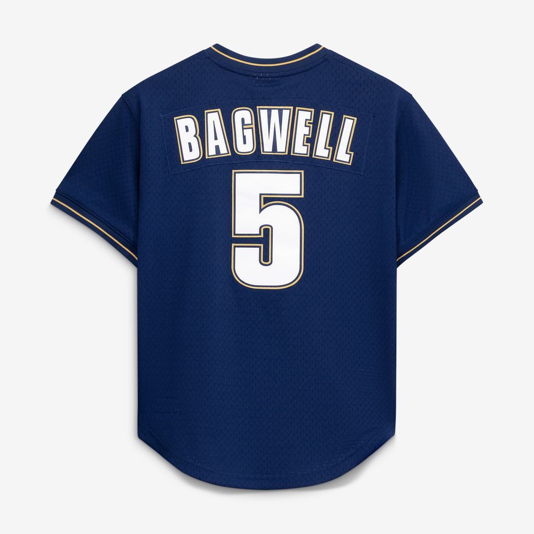 Houston Astros Jeff Bagwell Navy Authentic Batting Practice Baseball Jersey | MLB Baseball Jersey