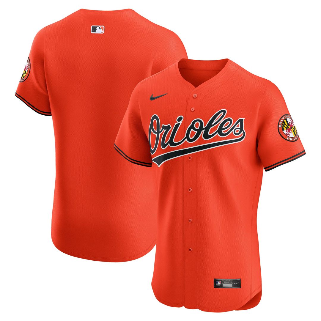 Baltimore Orioles Orange Alternate 2 Elite Baseball Jersey