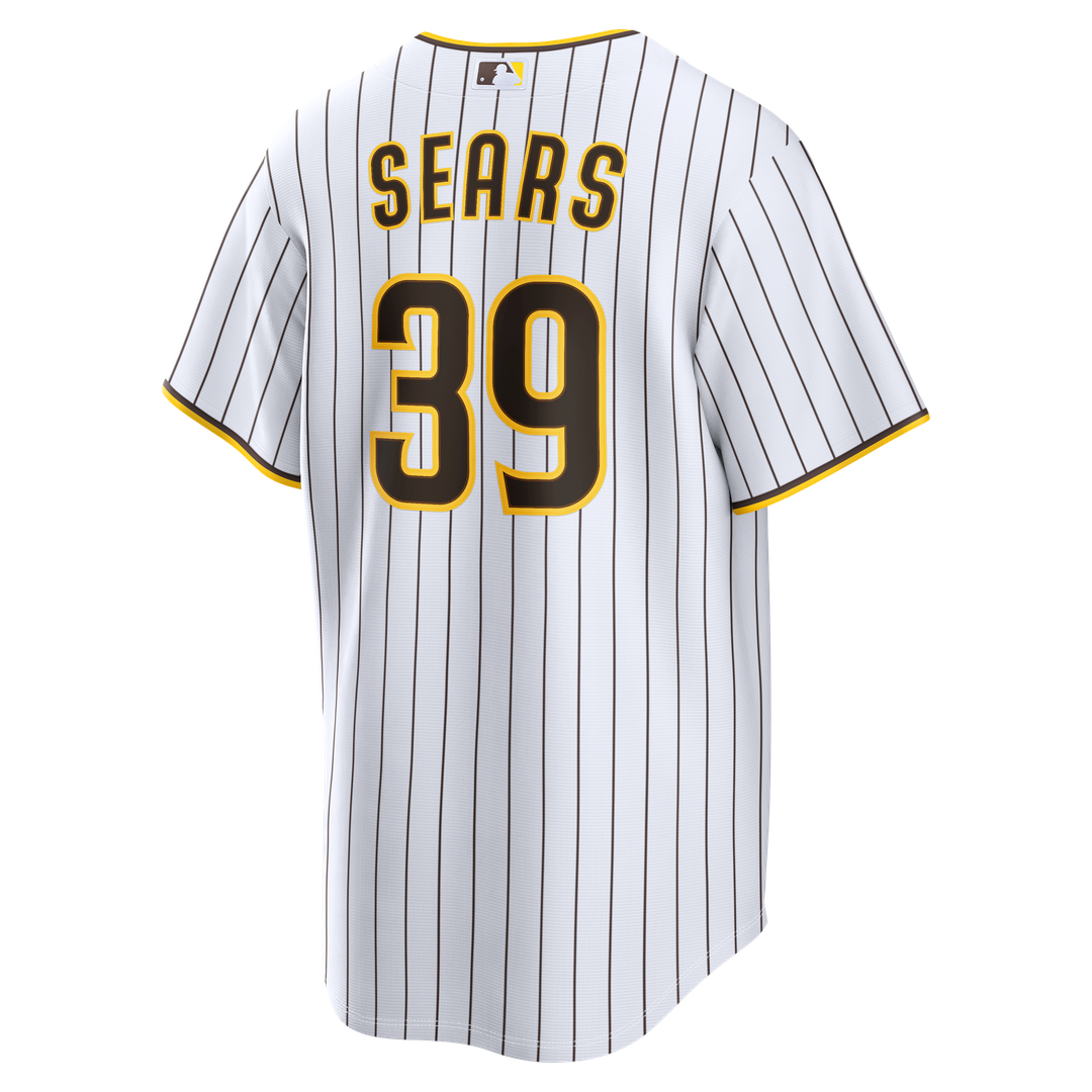 San Diego Padres JP Sears White Home Replica Baseball Jersey | MLB Baseball Jersey