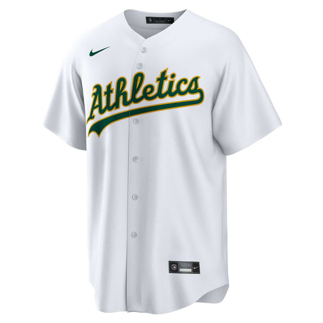 Athletics White Home Big & Tall Replica Baseball Jersey | MLB Baseball Jersey