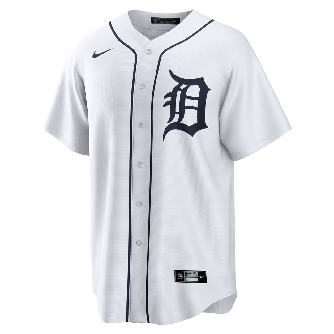 Detroit Tigers Riley Greene White Replica Baseball Jersey | MLB Baseball Jersey