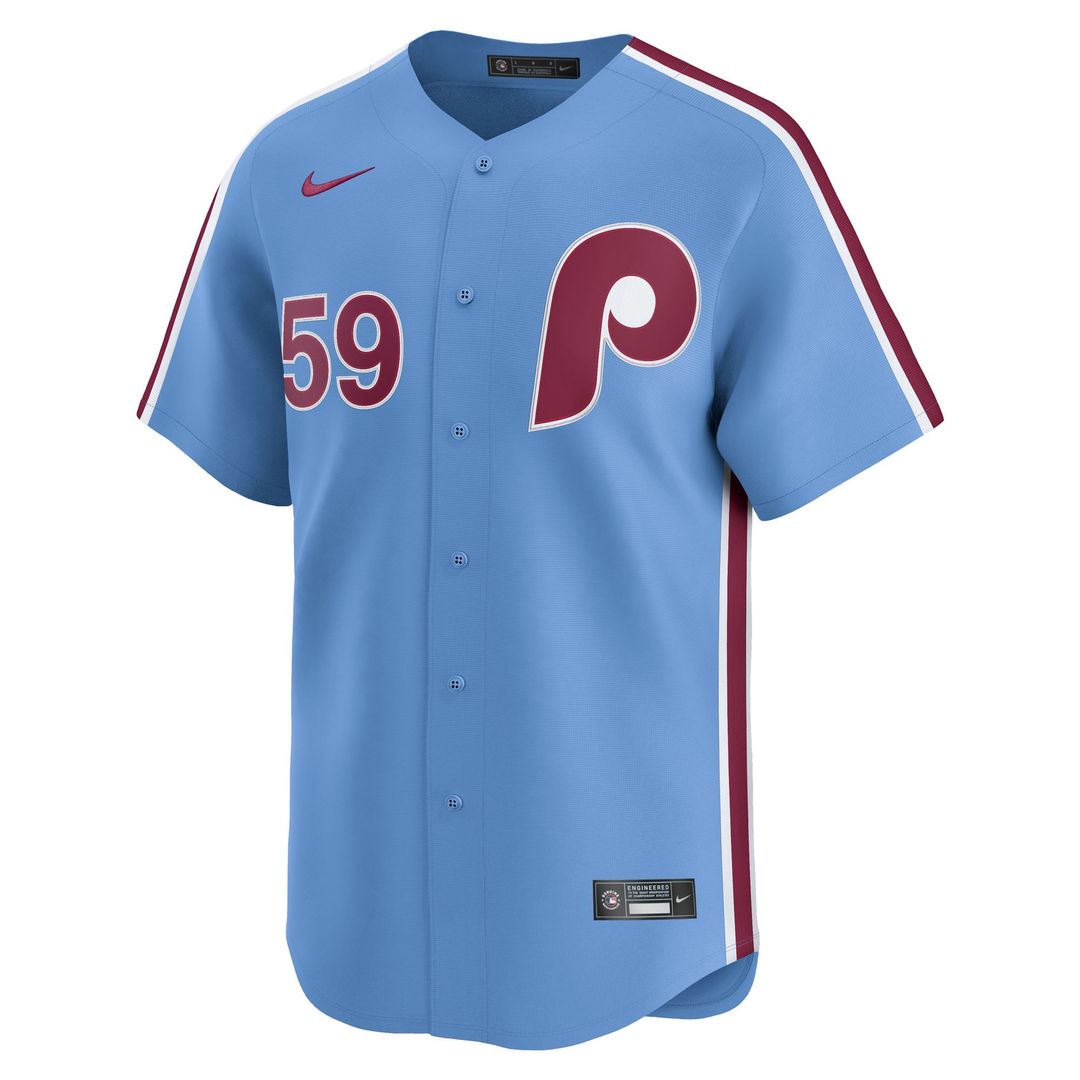 Philadelphia Phillies Jhoan Duran Light Blue Alternate Limited Baseball Jersey | MLB Baseball Jersey