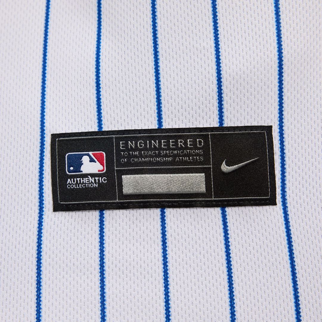 New York Mets Francisco Lindor White Home Authentic Baseball Jersey | MLB Baseball Jersey