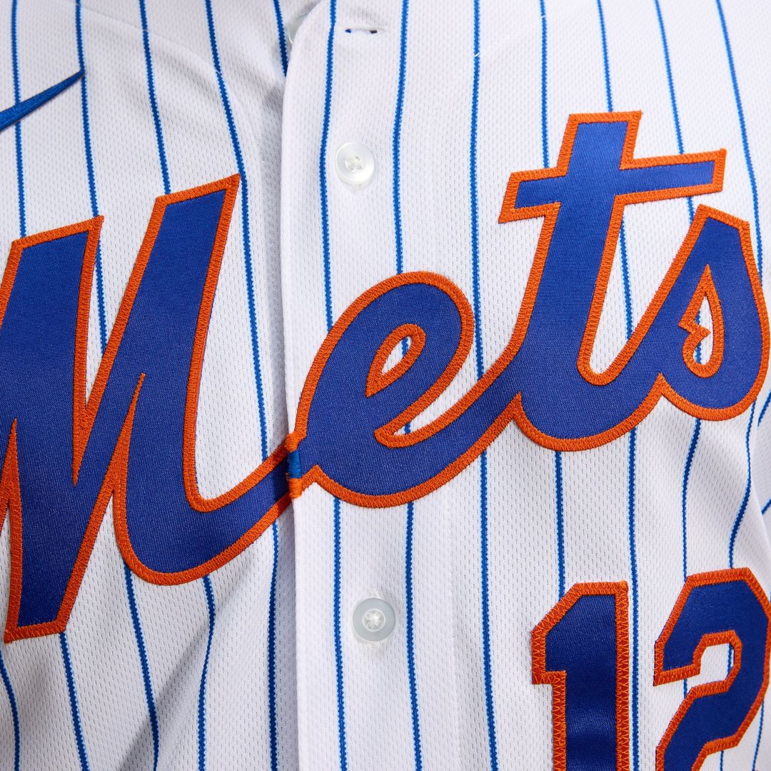 New York Mets Francisco Lindor White Home Authentic Baseball Jersey | MLB Baseball Jersey