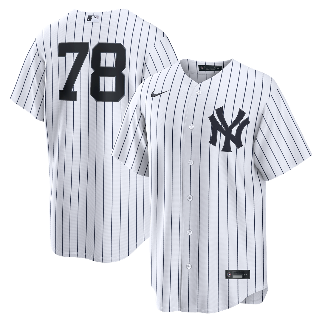 New York Yankees Spencer Jones White Home Replica Baseball Jersey