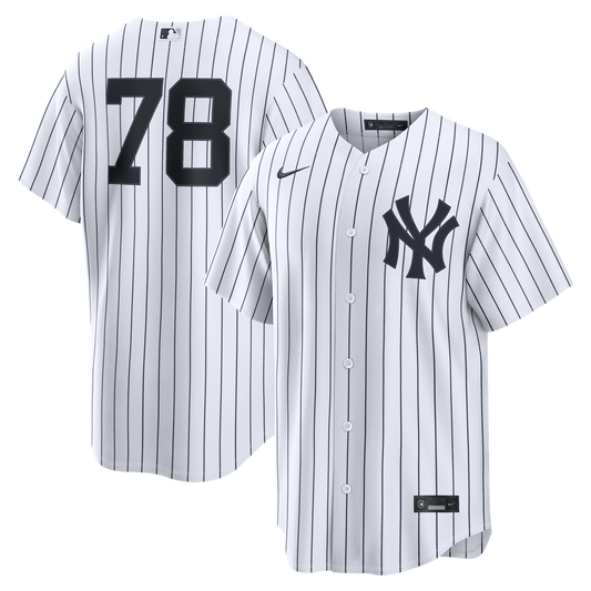 New York Yankees Spencer Jones White Home Replica Baseball Jersey