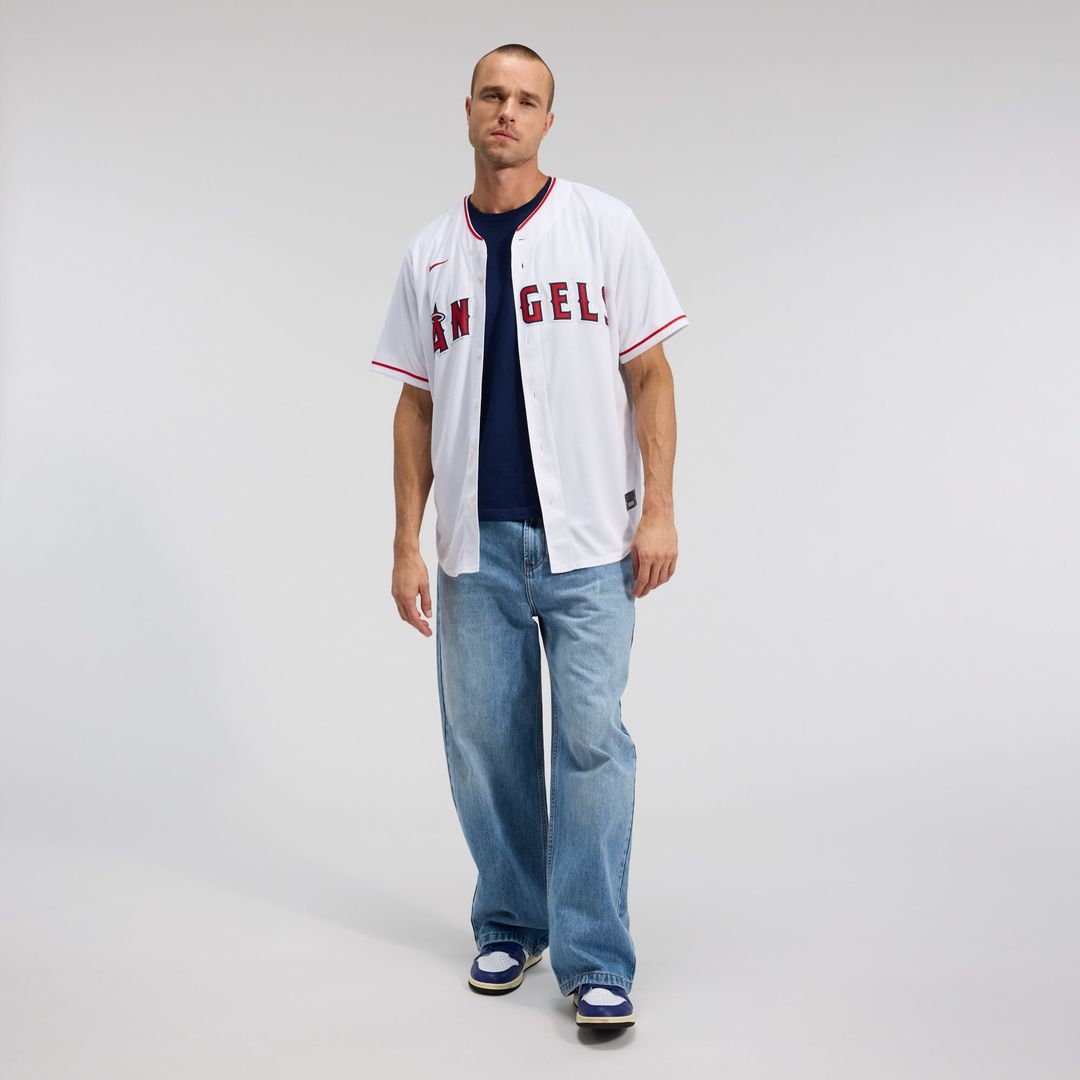 Los Angeles Angels White Home Replica Team Baseball Jersey | MLB Baseball Jersey