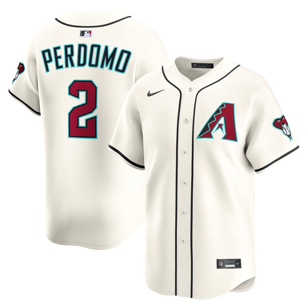 Arizona Diamondbacks Geraldo Perdomo Cream Home Limited Baseball Jersey
