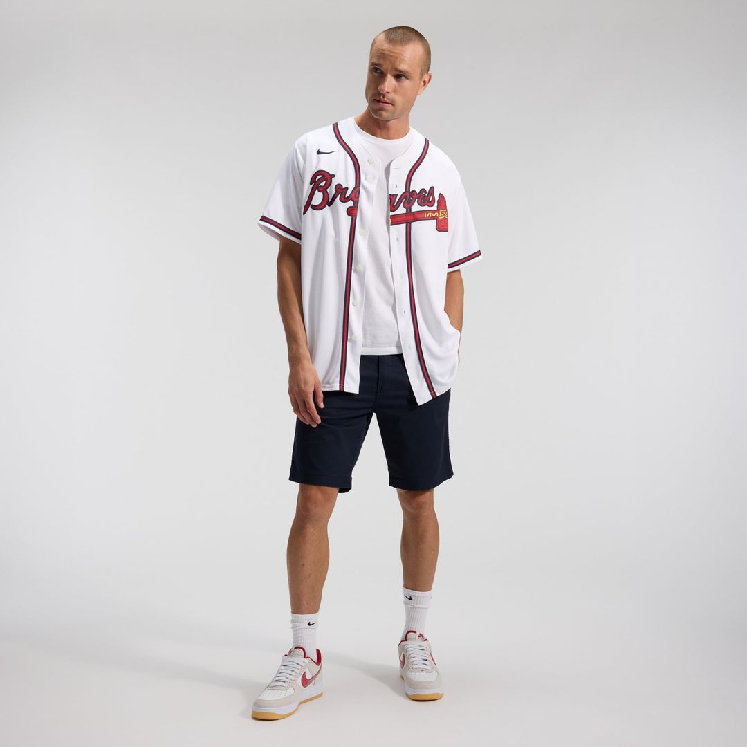 Atlanta Braves White Home Replica Team Baseball Jersey | MLB Baseball Jersey