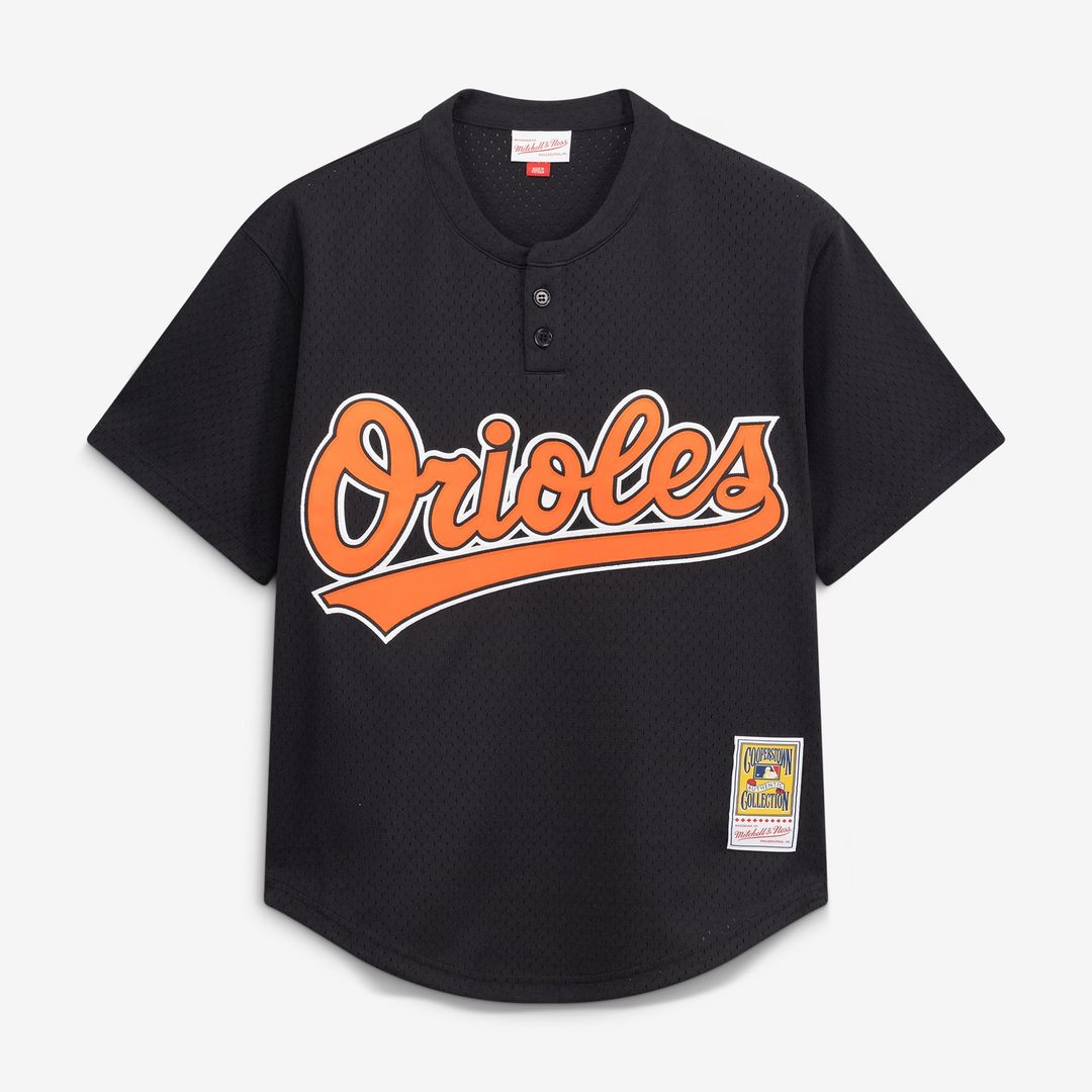Baltimore Orioles Cal Ripken Jr. Black Authentic Batting Practice Baseball Jersey | MLB Baseball Jersey