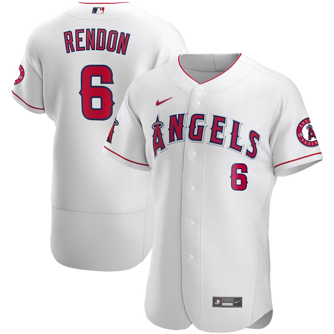 Los Angeles Angels Anthony Rendon White Authentic Baseball Jersey