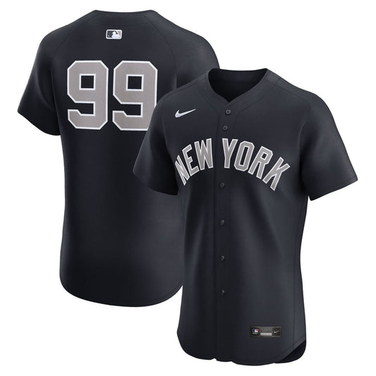 New York Yankees Aaron Judge Navy Alternate 1 Elite Baseball Jersey