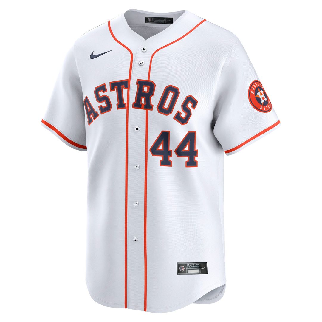 Houston Astros Yordan Alvarez White Home Limited Baseball Jersey | MLB Baseball Jersey