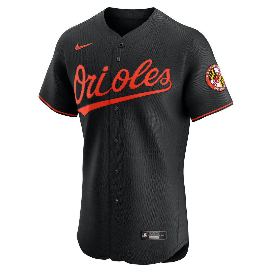 Baltimore Orioles Orange Alternate 2 Elite Baseball Jersey | MLB Baseball Jersey