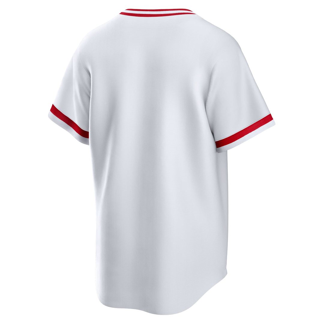 Cincinnati Reds White Home Cooperstown Collection Team Baseball Jersey | MLB Baseball Jersey