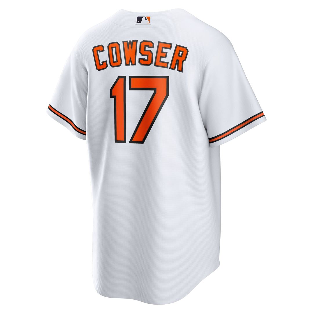 Baltimore Orioles Colton Cowser White Home Replica Baseball Jersey | MLB Baseball Jersey