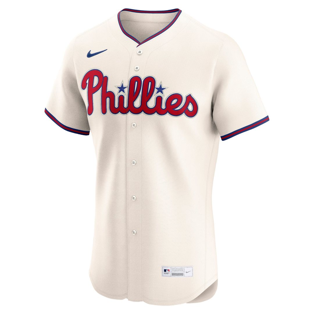 Philadelphia Phillies Cream Alternate 2 Elite Baseball Jersey | MLB Baseball Jersey