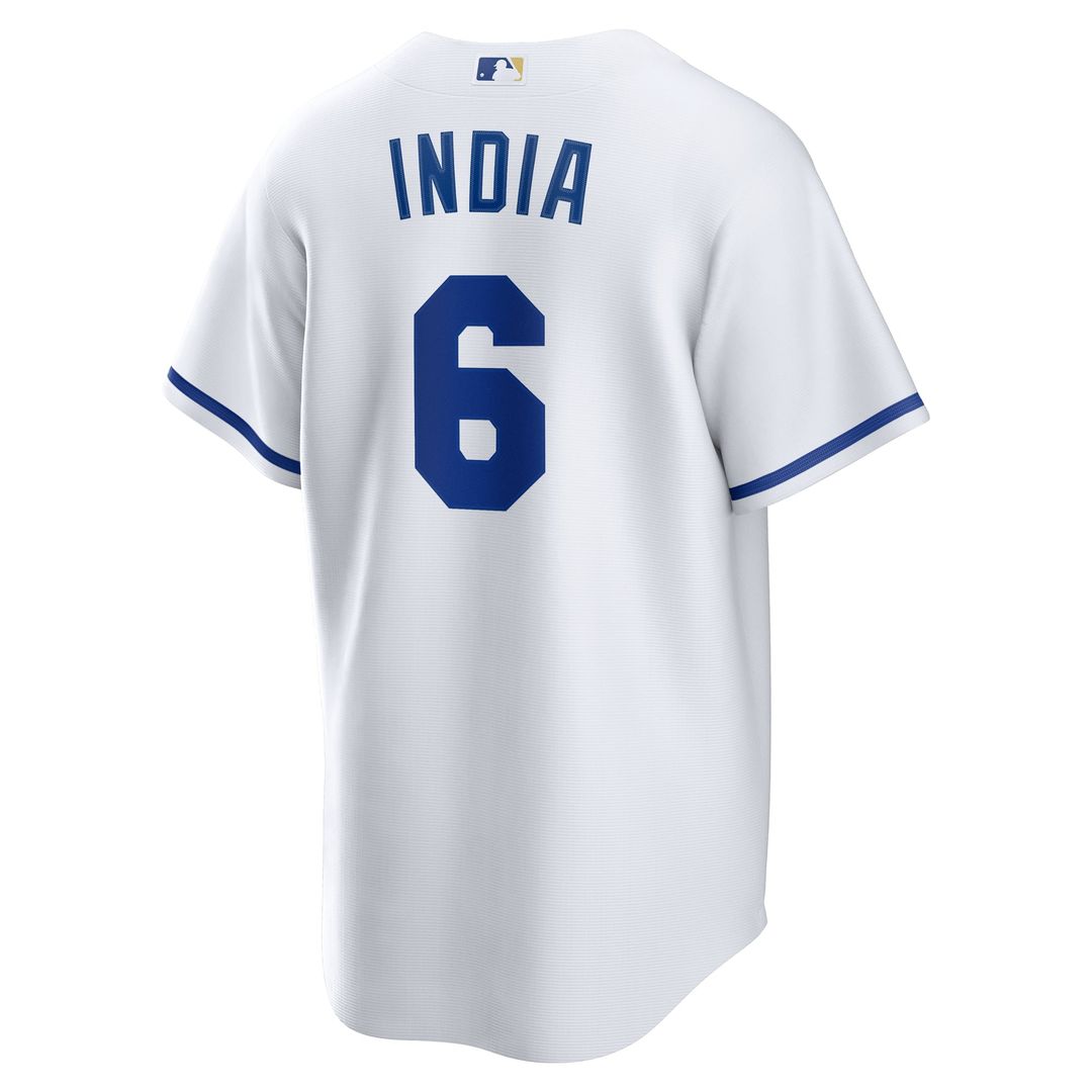 Kansas City Royals Jonathan India White Home Replica Baseball Jersey | MLB Baseball Jersey