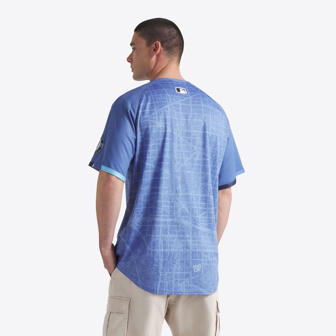 Washington Nationals Blue 2025 City Connect Limited Baseball Jersey | MLB Baseball Jersey