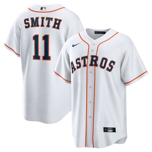 Houston Astros Cam Smith White Home Replica Baseball Jersey