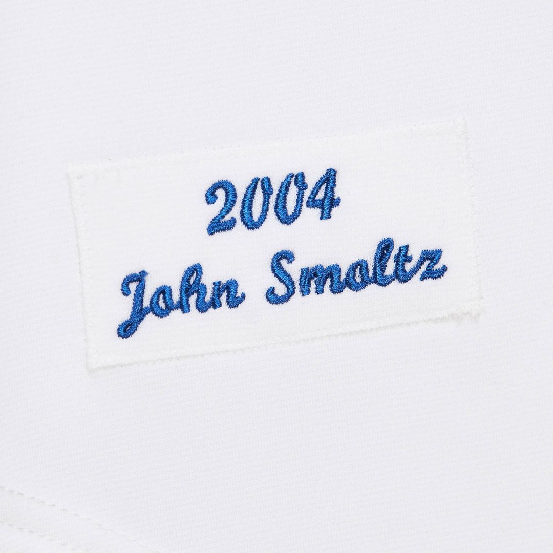 Atlanta Braves John Smoltz White 2004 Cooperstown Collection Authentic Throwback Baseball Jersey | MLB Baseball Jersey