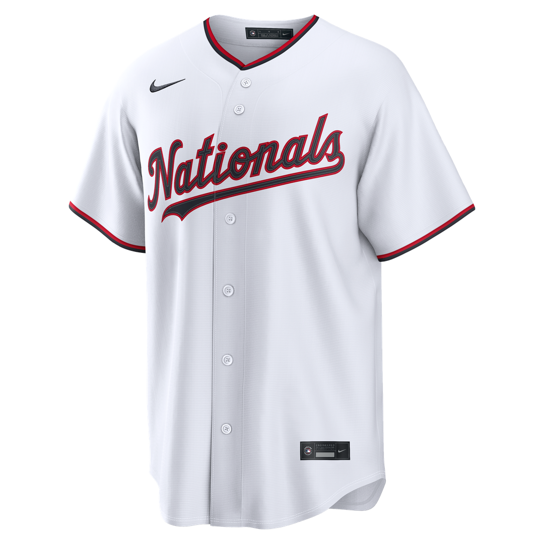 Washington Nationals Dylan Crews White Home Replica Baseball Jersey | MLB Baseball Jersey