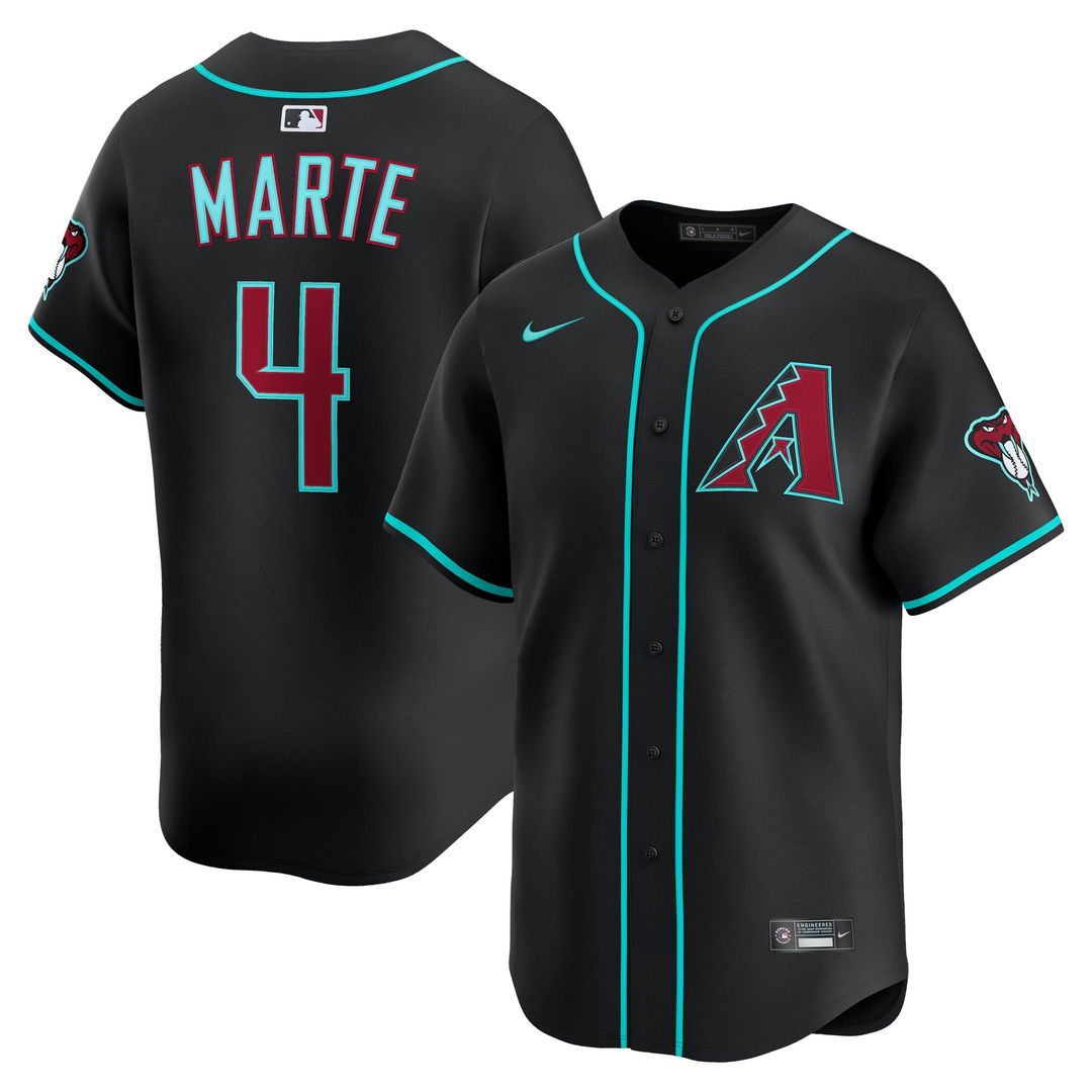 Arizona Diamondbacks Ketel Marte Black Alternate Limited Baseball Jersey