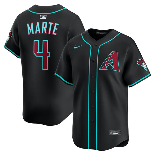 Arizona Diamondbacks Ketel Marte Black Alternate Limited Baseball Jersey