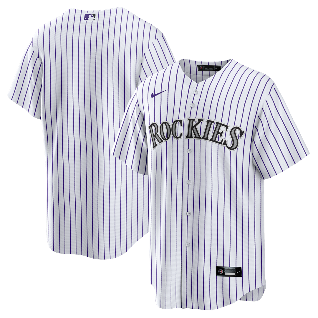 Colorado Rockies White Home Big & Tall Replica Baseball Jersey