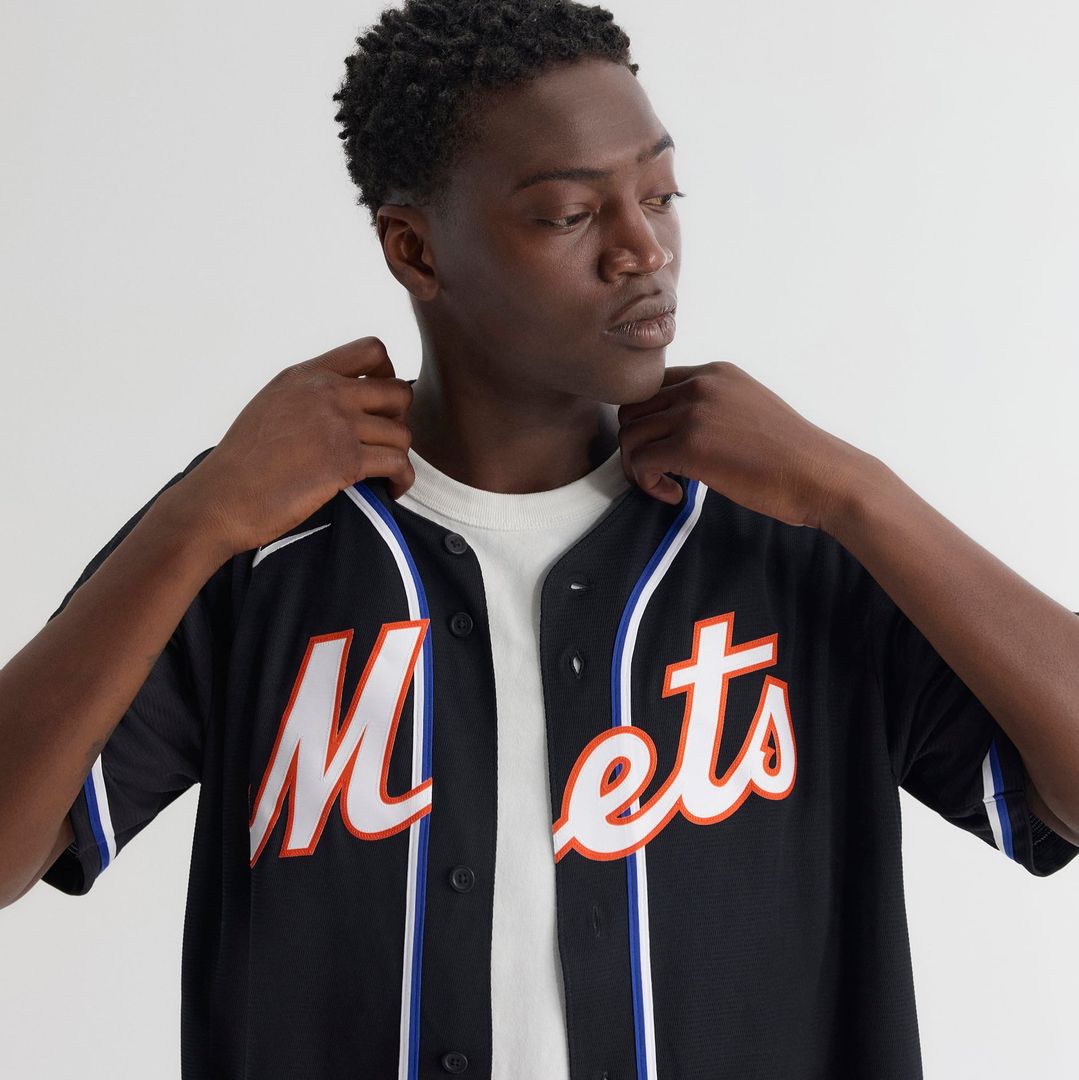 New York Mets Juan Soto Fashion Replica Black Out Baseball Jersey | MLB Baseball Jersey