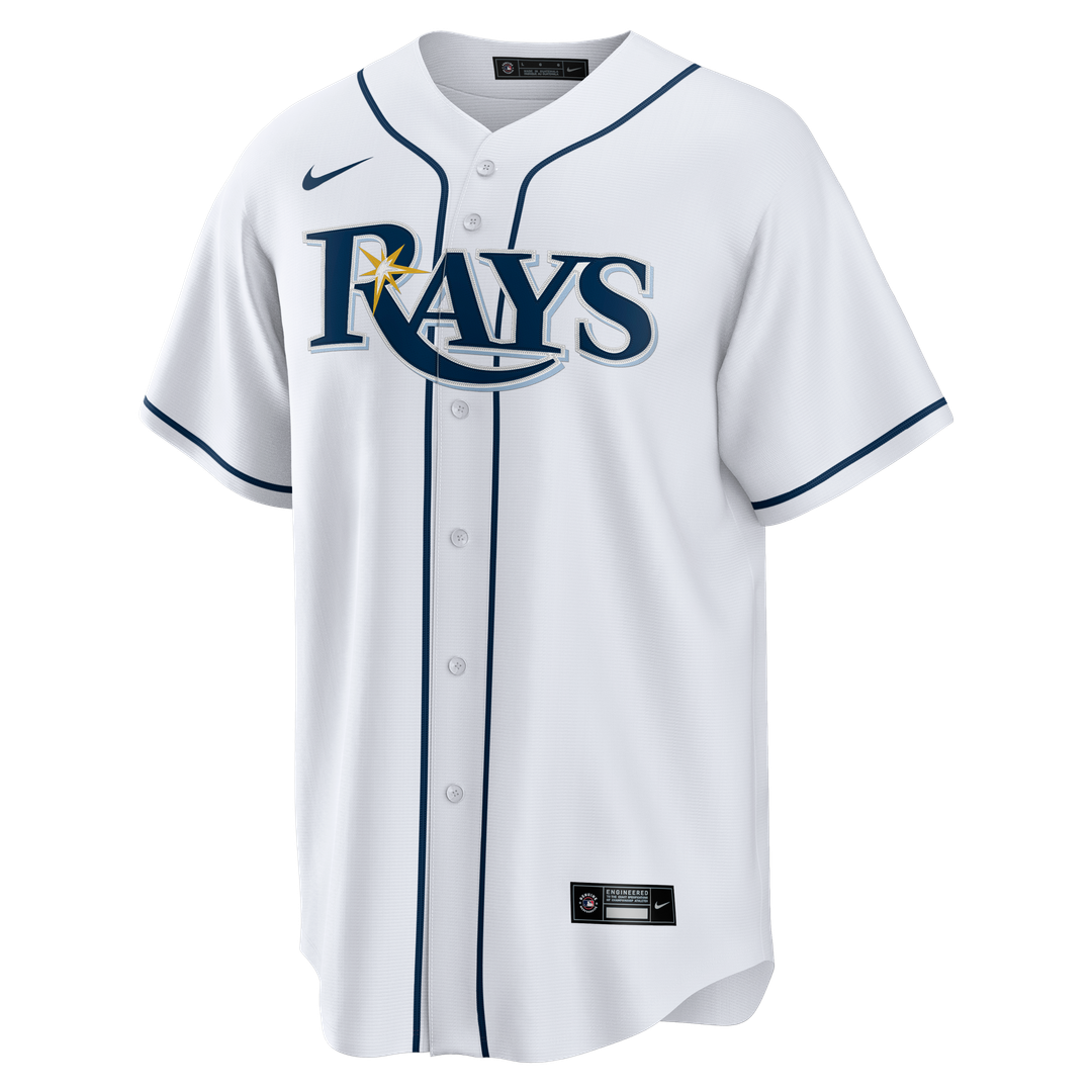 Tampa Bay Rays White Home Big & Tall Replica Baseball Jersey | MLB Baseball Jersey