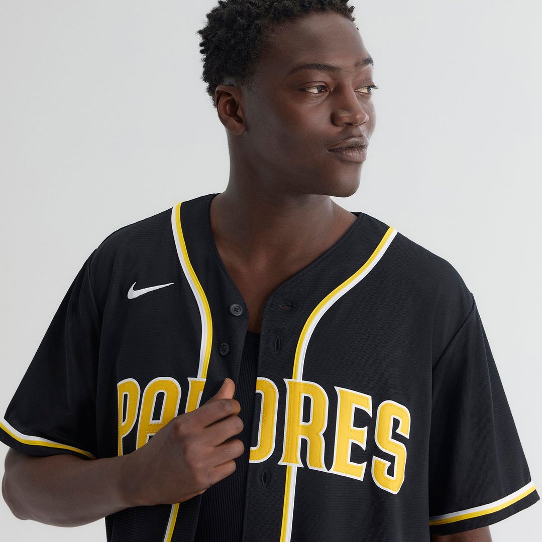 San Diego Padres Fernando Tatis Jr. Fashion Replica Black Out Baseball Jersey | MLB Baseball Jersey