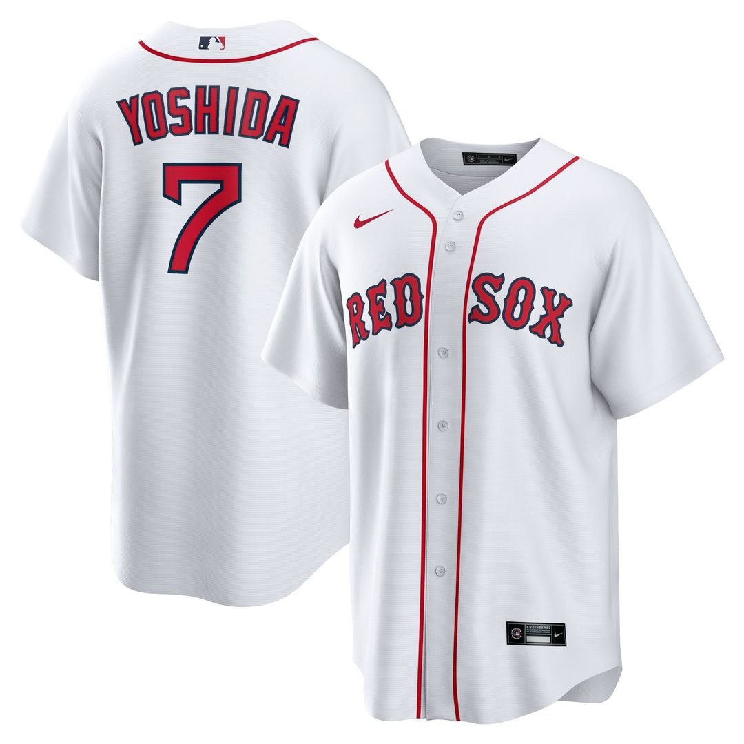 Boston Red Sox Masataka Yoshida White Replica Baseball Jersey