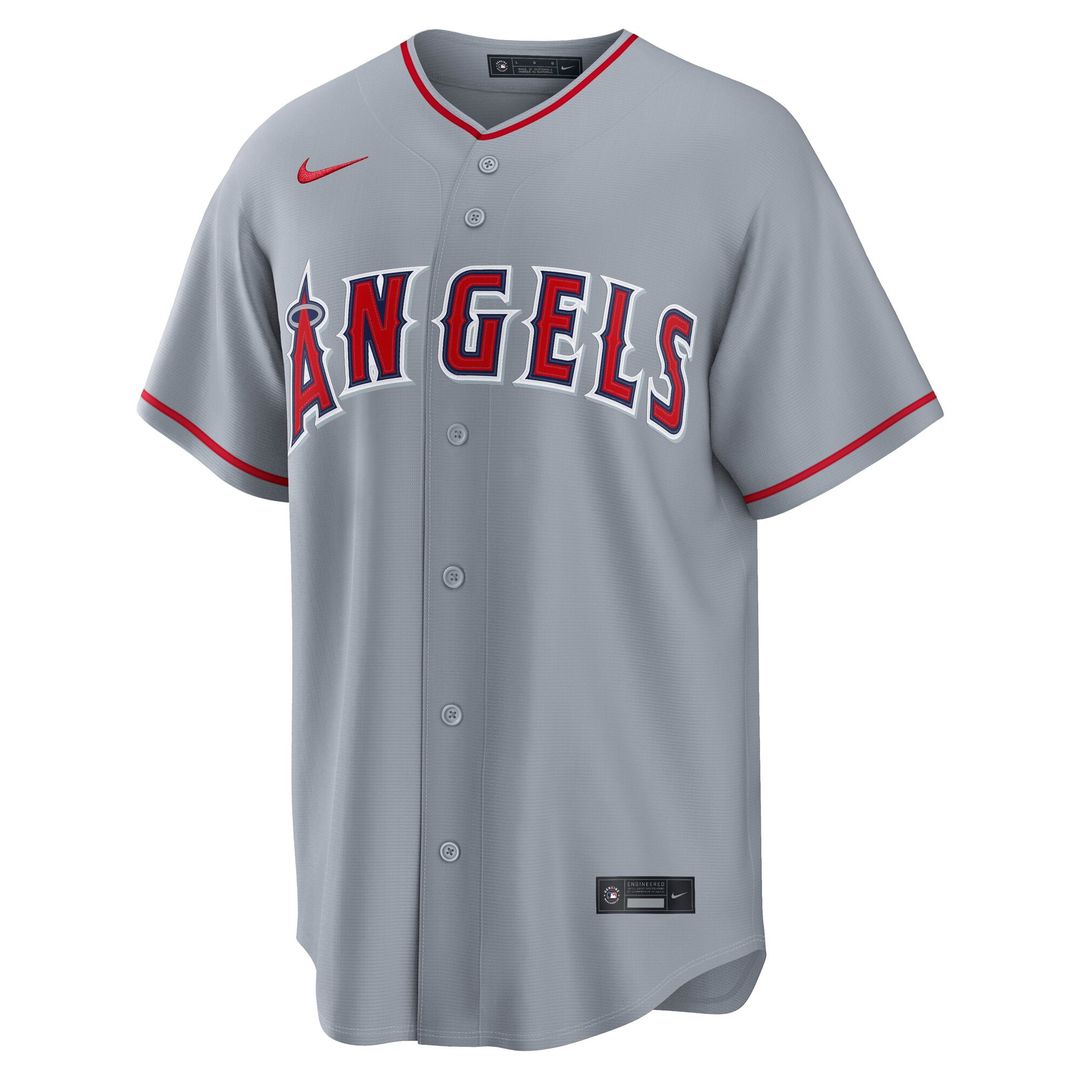 Los Angeles Angels Mike Trout Gray Road Replica Baseball Jersey | MLB Baseball Jersey