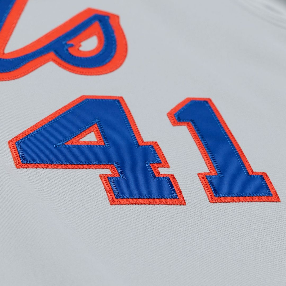 New York Mets Tom Seaver Gray 1976 Authentic Baseball Jersey | MLB Baseball Jersey