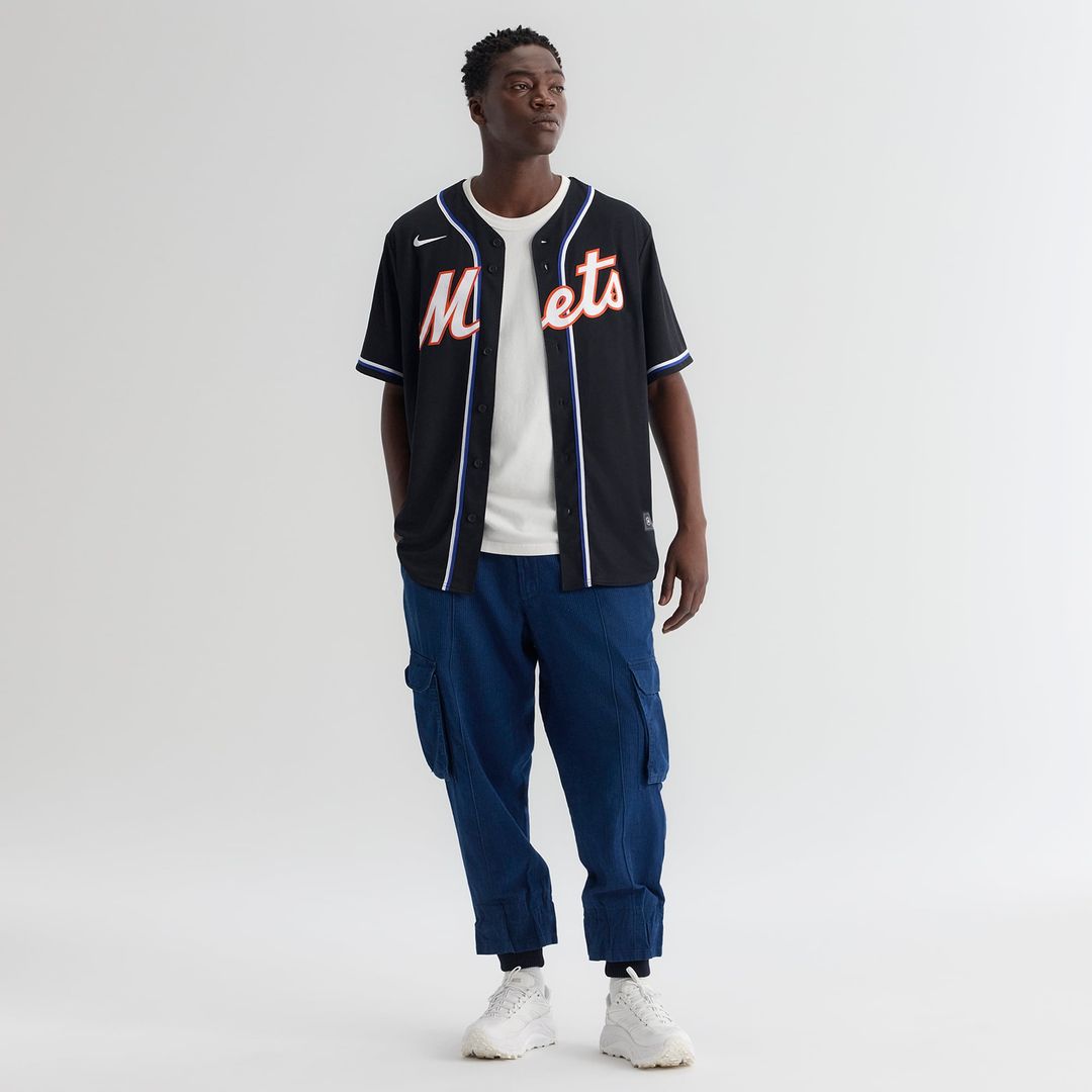 New York Mets Juan Soto Fashion Replica Black Out Baseball Jersey | MLB Baseball Jersey