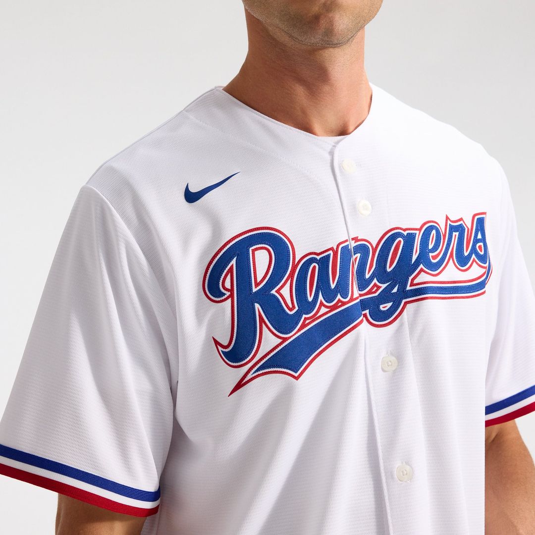 Texas Rangers White Home Replica Team Baseball Jersey | MLB Baseball Jersey
