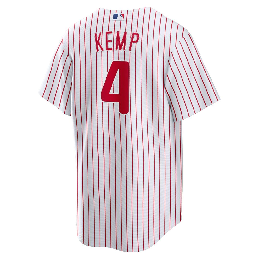 Philadelphia Phillies Otto Kemp White Home Replica Baseball Jersey | MLB Baseball Jersey