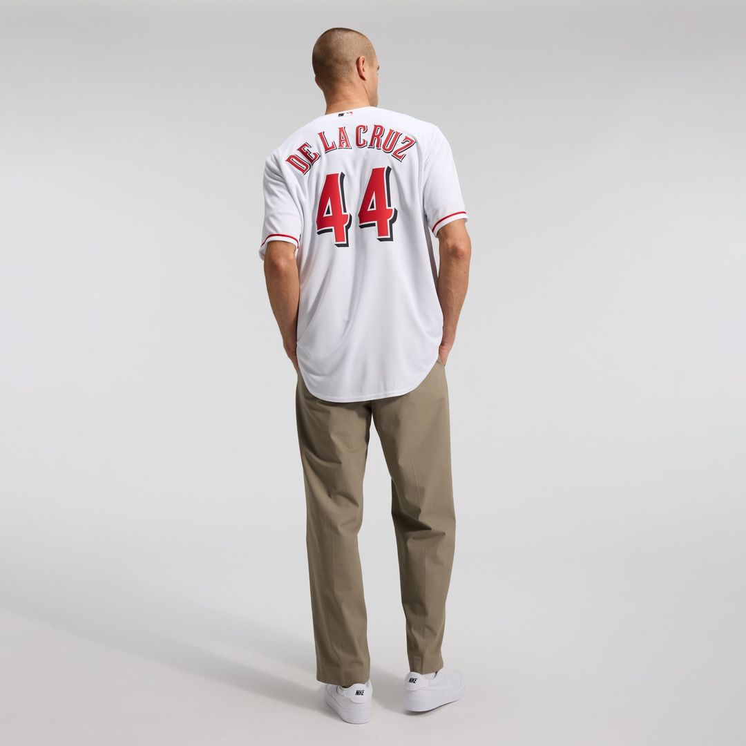 Cincinnati Reds Elly De La Cruz White Alternate 2 Replica Baseball Jersey | MLB Baseball Jersey