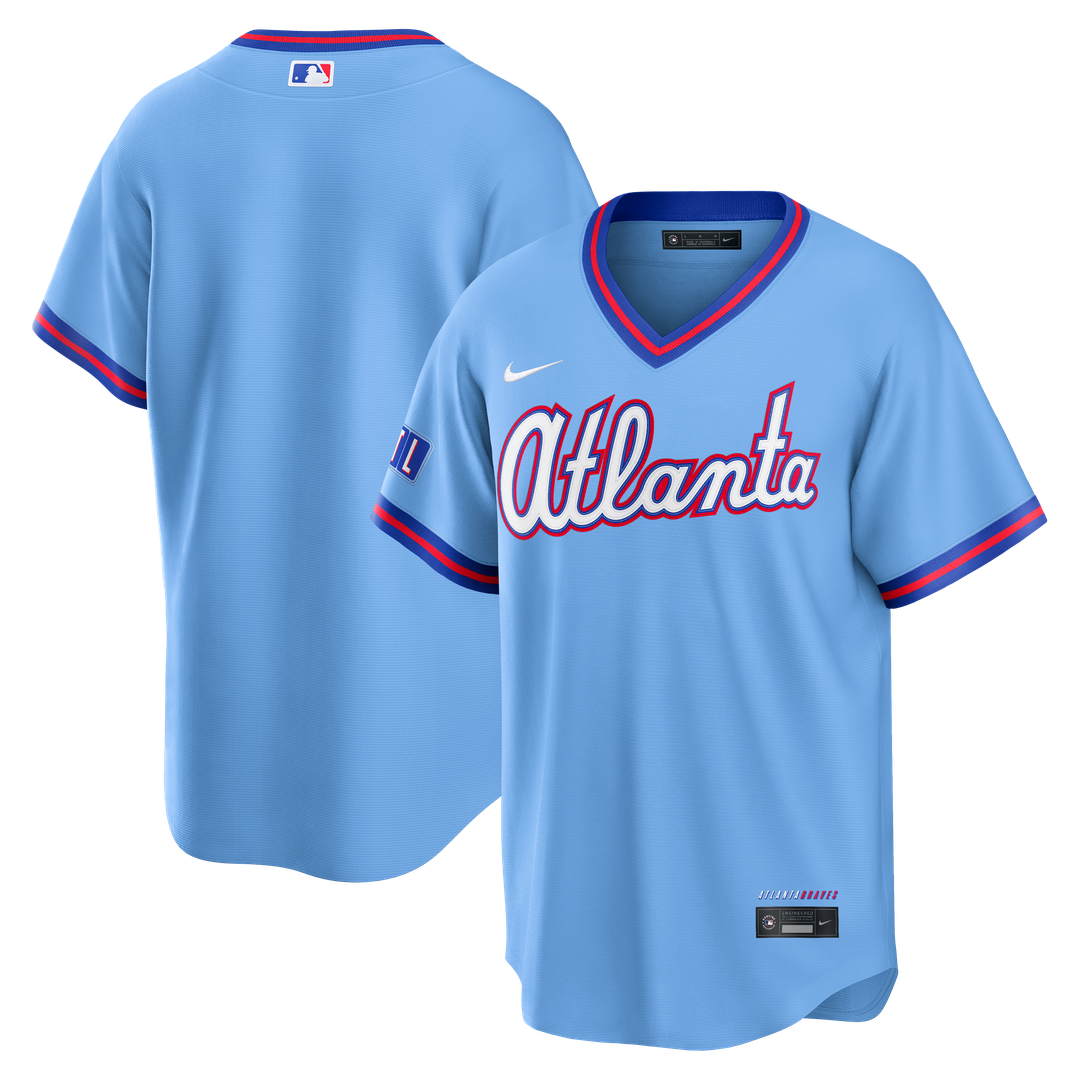 Atlanta Braves Powder Blue 2026 City Connect Stadium Baseball Jersey