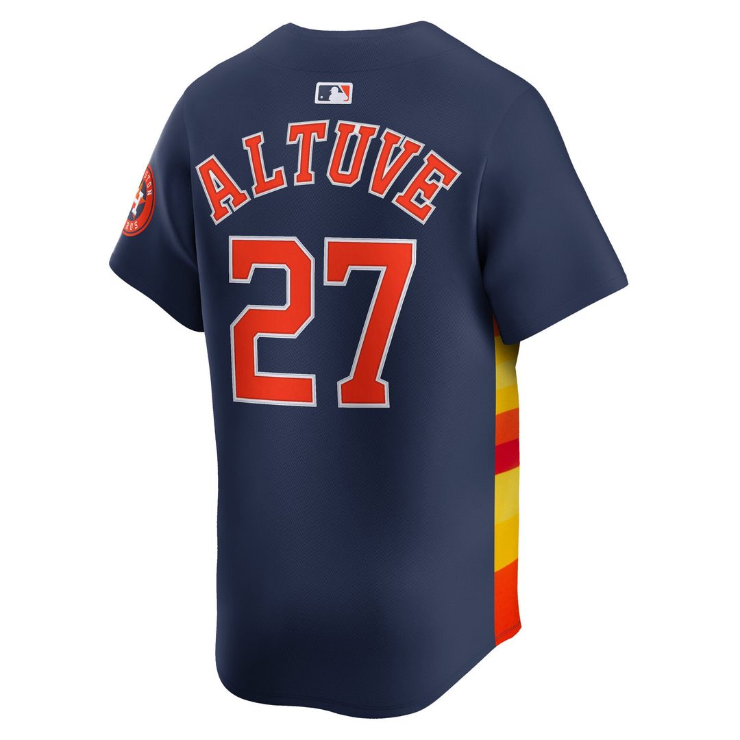 Houston Astros Jose Altuve Navy Alternate Limited Baseball Jersey | MLB Baseball Jersey