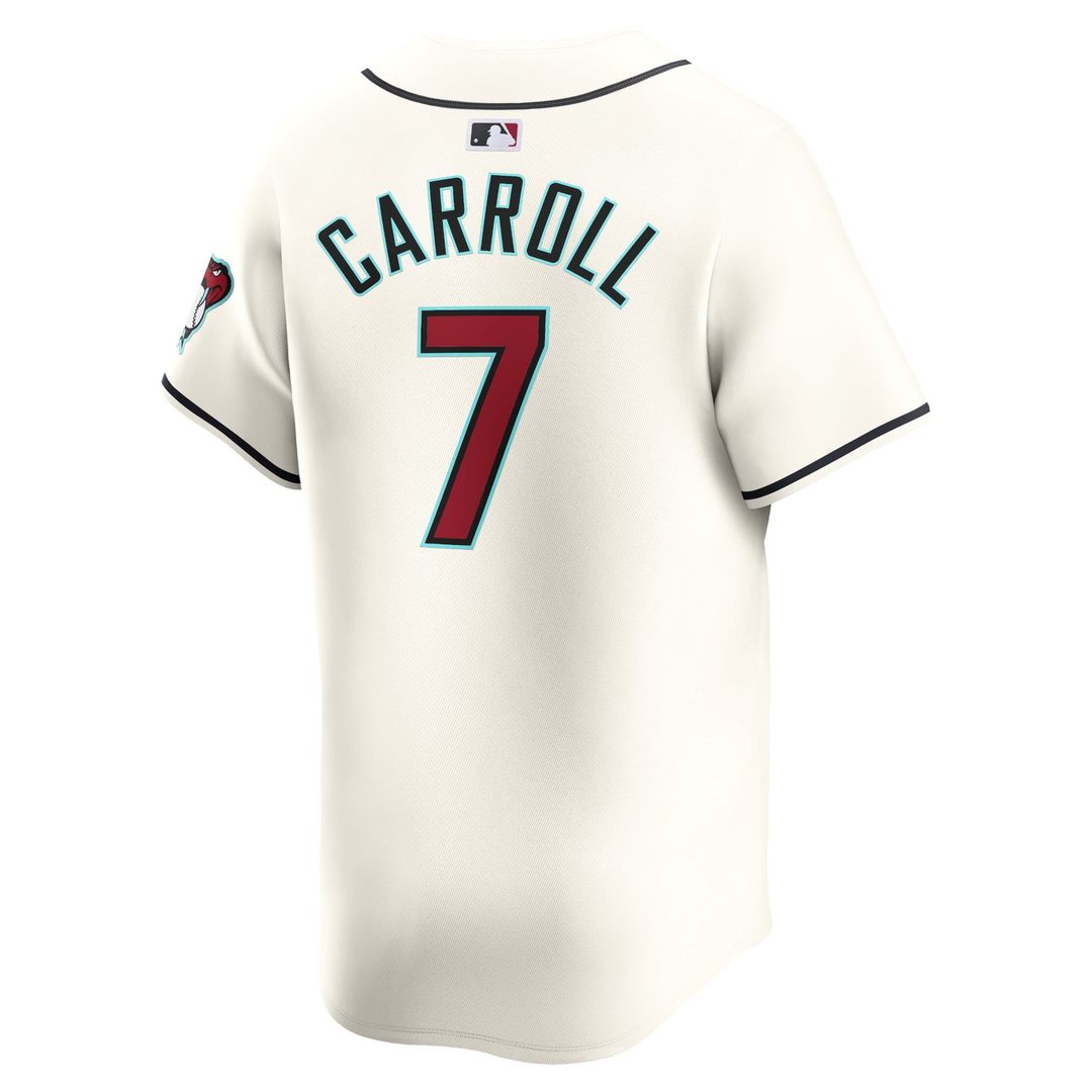 Arizona Diamondbacks Corbin Carroll White Home Limited Baseball Jersey | MLB Baseball Jersey