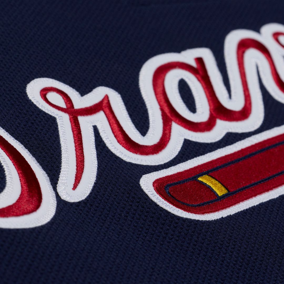 Atlanta Braves Andruw Jones Navy Authentic Batting Practice Baseball Jersey | MLB Baseball Jersey